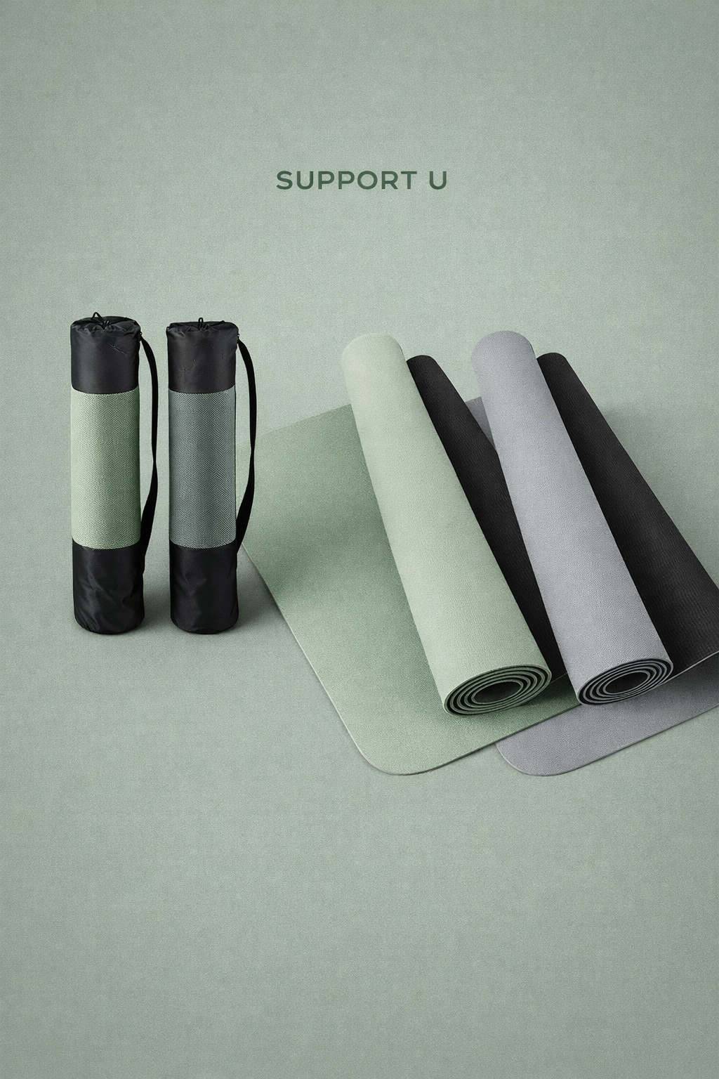 Support U Studio™ - Non-Slip Yoga Mat (TPE, 57cm)
