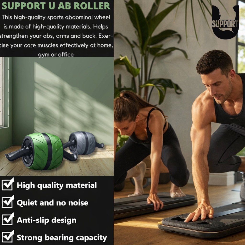 Support U Core Trainer™ Ab Roller for Strength & Stability